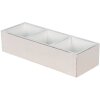 Clayre & Eef 6H1987W Caja de Madera Blanca 33x12x7 cm
