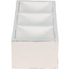 Clayre & Eef 6H1987W Caja de Madera Blanca 33x12x7 cm