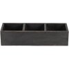 Clayre & Eef 6H1987Z Caja de Madera Negra 33x12x7 cm