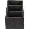 Clayre & Eef 6H1987Z Caja de Madera Negra 33x12x7 cm