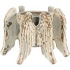 Clayre & Eef 6H2059 Candelero Gris 21x19x15 cm