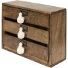 Clayre & Eef 6H2109 Cómoda Marrón Mini 29x14x22 cm