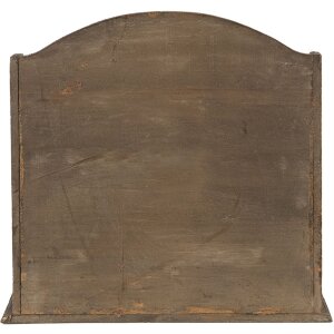 Clayre & Eef 6H2111 Buzón Marrón 33x13x31 cm