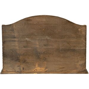 Clayre & Eef 6H2112 Soporte para cartas marrón 33x17x22 cm