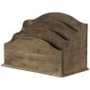 Clayre & Eef 6H2112 Soporte para cartas marrón 33x17x22 cm