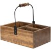 Clayre & Eef 6H2139 Caja de almacenaje marrón 27x17x10 cm