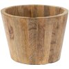 Clayre & Eef 6H2149M Maceta de interior marrón Ø 20x20 cm