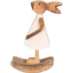 Clayre & Eef 6H2151M Conejo Decorativo Marrón,...