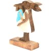 Clayre & Eef 6H2152 Conejo Decorativo Marrón, Rosa 15x6x22 cm
