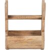 Clayre & Eef 6H2157L Caja de Madera Conejo Marrón 16x12x25 cm