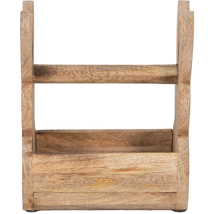 Clayre & Eef 6H2157M Caja Madera Conejo Marrón 16x10x20 cm