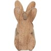 Clayre & Eef 6H2157M Caja Madera Conejo Marrón 16x10x20 cm
