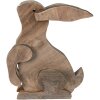 Clayre & Eef 6H2194 Deco Conejo Marrón 23x11x33 cm