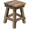 Clayre & Eef 6H2202 Mesa Jardinera Marrón 15x15x21 cm
