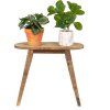 Clayre & Eef 6H2207 Mesa para plantas marrón 49x20x41 cm