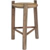 Clayre & Eef 6H2217 Mesa Jardinera Marrón Ø 27x44 cm