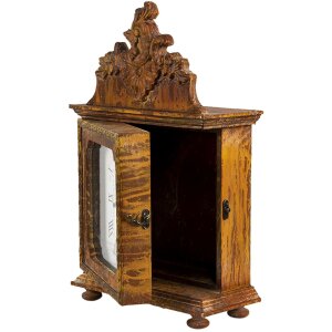 Clayre & Eef 6KL0747 Reloj de Sobremesa Marrón 27x12x44 cm