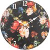 Clayre & Eef 6KL0760 Reloj de Pared Negro Ø 34x4 cm - 1xAA