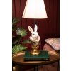 Clayre & Eef 6LMC0056 Lámpara de mesa Conejo Beige Ø 22x57 cm