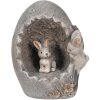 Clayre & Eef 6MG0022 Deco Gris Huevo 33x25x21 cm