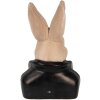 Clayre & Eef 6MG0025 Conejo Decorativo Negro 11x9x19 cm