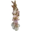 Clayre & Eef 6PR3540 Deco Conejo Rosa, Beige 11x6x18 cm