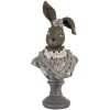 Clayre & Eef 6PR3544 Conejo decorativo Beige, Marrón, Gris 12x12x32 cm