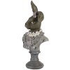 Clayre & Eef 6PR3544 Conejo decorativo Beige, Marrón, Gris 12x12x32 cm