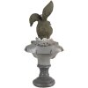 Clayre & Eef 6PR3544 Conejo decorativo Beige, Marrón, Gris 12x12x32 cm