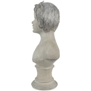 Clayre & Eef 6PR3546 Busto Decorativo Beige 14x9x27 cm