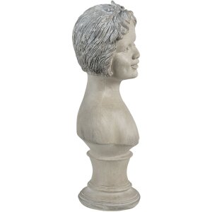 Clayre & Eef 6PR3546 Busto Decorativo Beige 14x9x27 cm