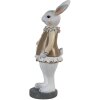 Clayre & Eef 6PR3583 Conejo Decorativo Beige, Blanco 10x8x25 cm