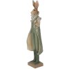 Clayre & Eef 6PR3591 Conejo decorativo Verde, Marrón, Beige 11x8x33 cm