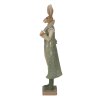 Clayre & Eef 6PR3591 Conejo decorativo Verde, Marrón, Beige 11x8x33 cm