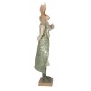 Clayre & Eef 6PR3591 Conejo decorativo Verde, Marrón, Beige 11x8x33 cm