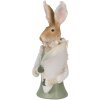 Clayre & Eef 6PR3594 Conejo decorativo Verde, Marrón, Beige 16x13x30 cm
