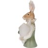 Clayre & Eef 6PR3594 Conejo decorativo Verde, Marrón, Beige 16x13x30 cm
