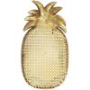 Clayre & Eef 6PR4774 Bol Decorativo Piña Color Oro 40x22x4 cm