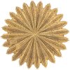 Clayre & Eef 6PR4775 Cuenco Decorativo Color Oro Ø 20x2 cm
