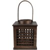 Clayre & Eef 6RO0580S Farol Marrón 17x17x20 cm