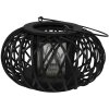 Clayre & Eef 6RO0582 Farol Negro Ø 23x12 cm