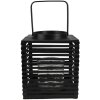 Clayre & Eef 6RO0586L Farol Negro 21x21x25 cm