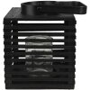 Clayre & Eef 6RO0586S Farol Negro 17x17x20 cm
