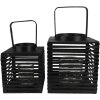 Clayre & Eef 6RO0586S Farol Negro 17x17x20 cm