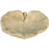 Clayre & Eef 6TE0384 Comedero para pájaros Hoja Beige 22x22x6 cm