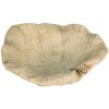 Clayre & Eef 6TE0384 Comedero para pájaros Hoja Beige 22x22x6 cm