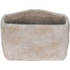 Clayre & Eef 6TE0389L Macetero para interior Boca Gris 26x16x16 cm