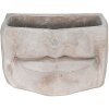 Clayre & Eef 6TE0389S Maceta para Interior Boca Gris 21x13x14 cm