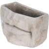 Clayre & Eef 6TE0389S Maceta para Interior Boca Gris 21x13x14 cm