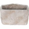 Clayre & Eef 6TE0389S Maceta para Interior Boca Gris 21x13x14 cm